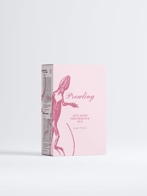Anti-Aging Performance Duo skin care set with serum and face cream in premium retail packaging