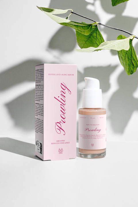 Anti-Aging Performance Duo serum and moisturiser presented in elegant packaging for daily skin care